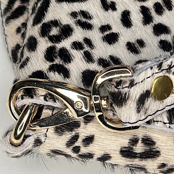 Charlie Leather Small Cross Body Waist Pochette Animal Print Bag - Picture 14 of 15